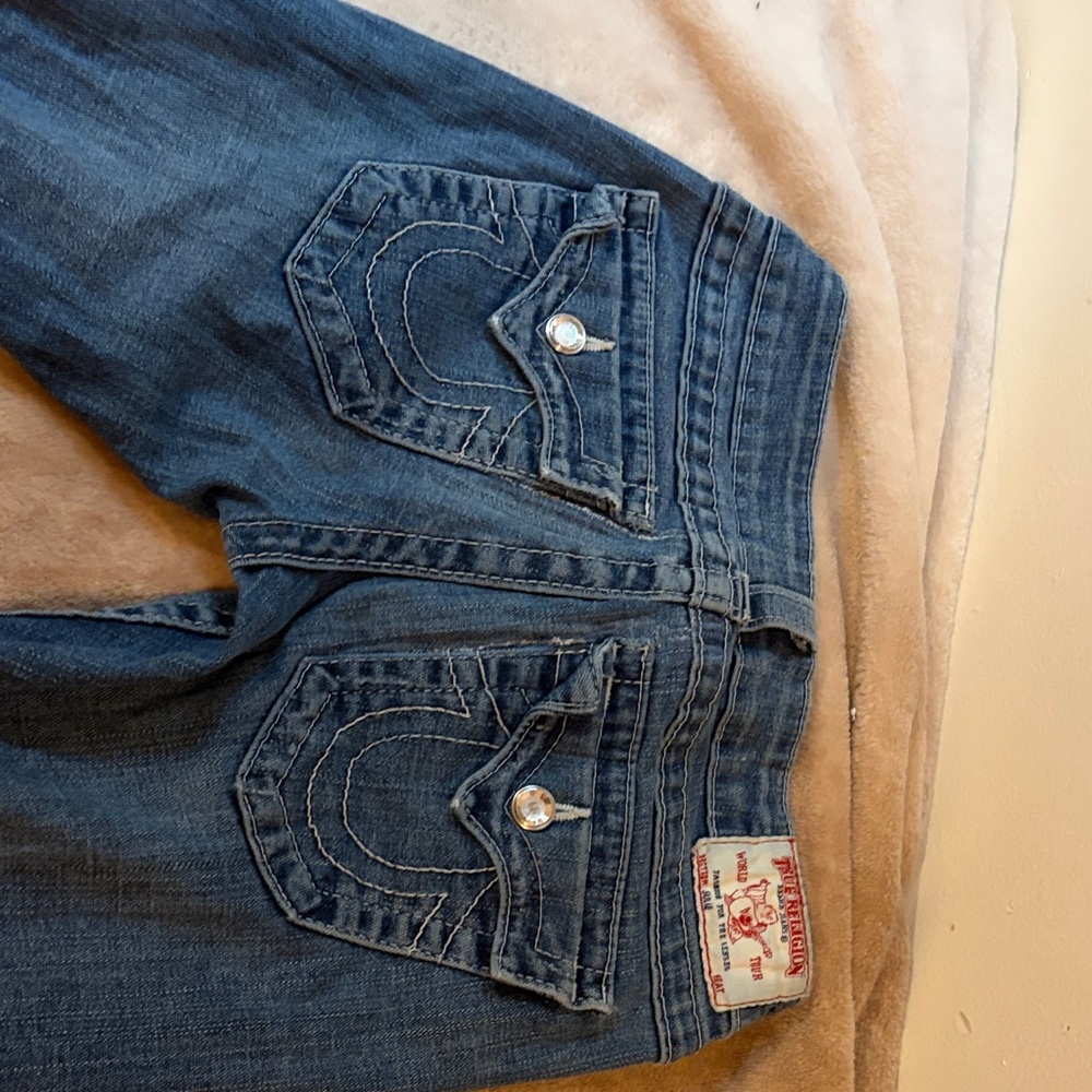 True Religion Women's Dark Blue Boot Cut Jeans